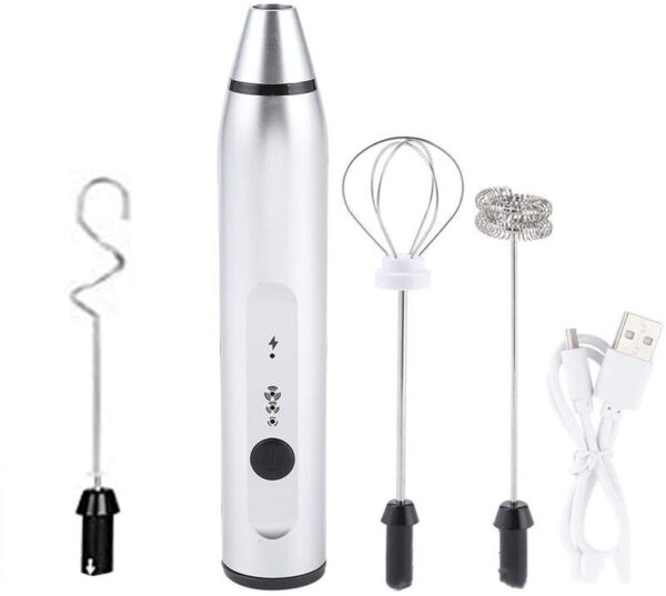 1619236667352.jpg Rechargeable Electric Milk Frother Automatic Kitchen Juice Food Mixer Cream Egg Beater Blender