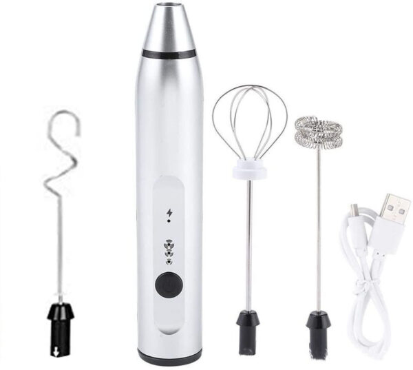1619236667353.jpg Rechargeable Electric Milk Frother Automatic Kitchen Juice Food Mixer Cream Egg Beater Blender
