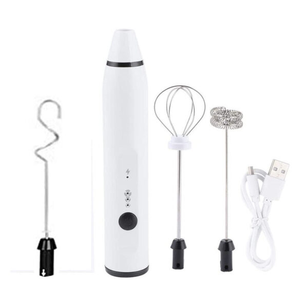 1619236667359.jpg Rechargeable Electric Milk Frother Automatic Kitchen Juice Food Mixer Cream Egg Beater Blender