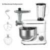 Three-in-one Stand Mixer 6L Large Capacity Cooking Machine