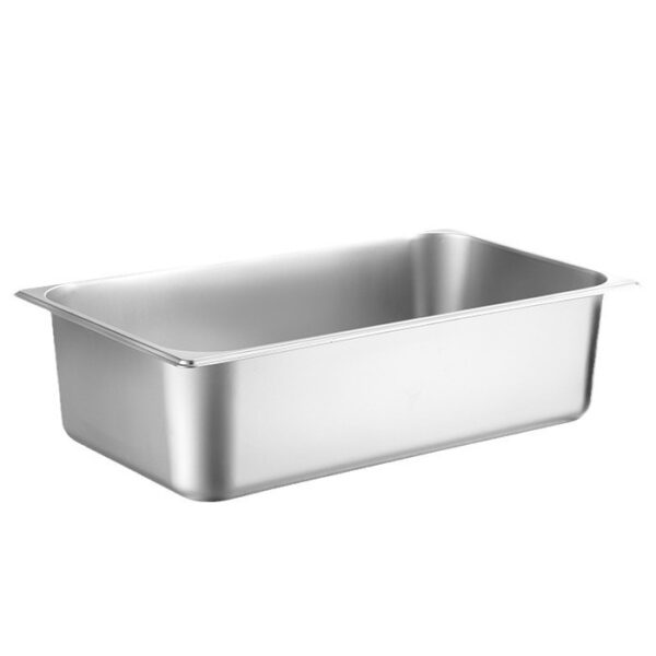 Stainless Steel Gastronorm Pan Buffet Basin Rectangular Kitchen Sink With Lid