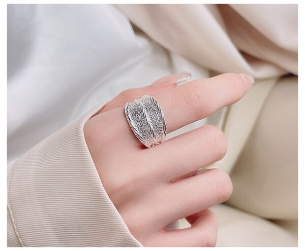 3f5f6c37-1c47-4e9a-937c-ca6d28251389.jpg S925 Sterling Silver Simple Minimalist Concave-convex Texture Ring