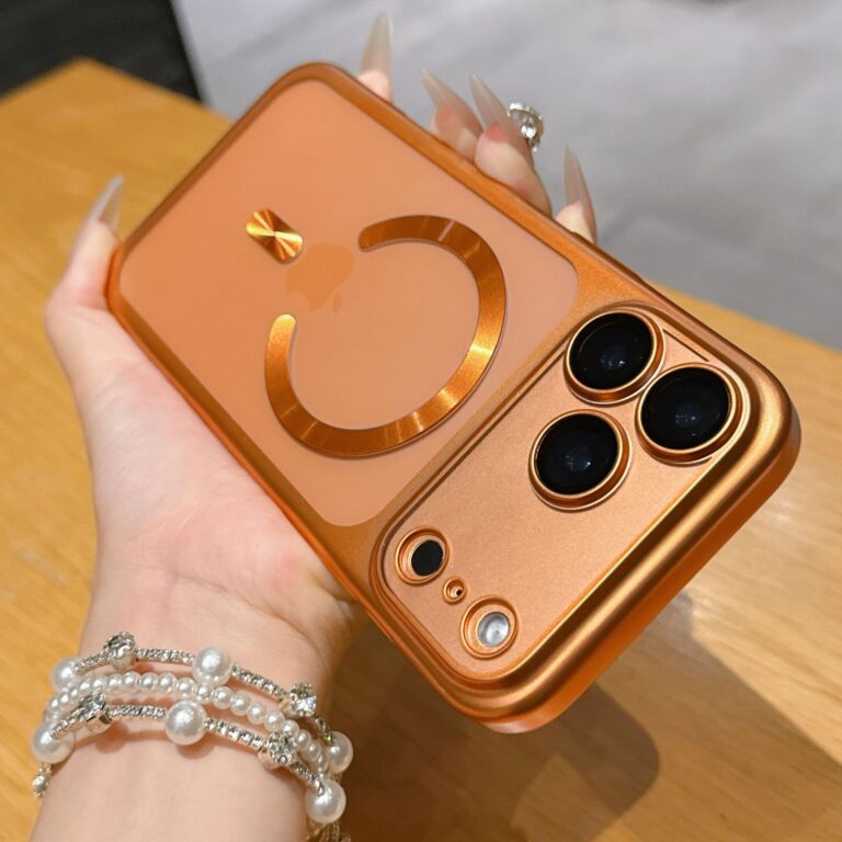 Protective Cover Frosted Electroplating Pc Magnetic Suction Applicable