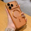 Protective Cover Frosted Electroplating Pc Magnetic Suction Applicable