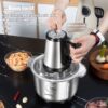 Stainless Steel Meat Grinder Small Household Automatic Cooking Machine