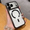 Protective Cover Frosted Electroplating Pc Magnetic Suction Applicable