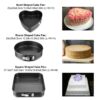 3Pcs Per Set Non-stick Springform Cake Pan Leakproof 9in 10in 11in Bakeware Pan With Removable Bottom