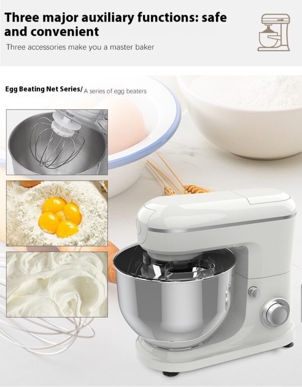 Three-in-one Stand Mixer 6L Large Capacity Cooking Machine