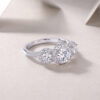 Human Warmth - A Fashionable And Luxurious Jewelry Piece Set With 1-carat Moissan Diamond S925 Sterling Silver And Platinum-plated Diamond