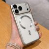 Protective Cover Frosted Electroplating Pc Magnetic Suction Applicable