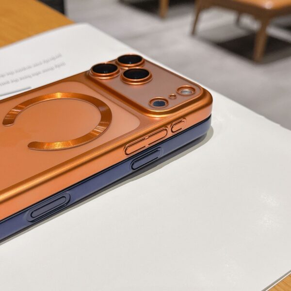 Protective Cover Frosted Electroplating Pc Magnetic Suction Applicable